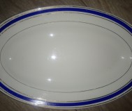 Блюдо овальное ссср фарфор 22*36 см