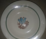 Тарелка 24,5 см 4 шт глубокая ссср