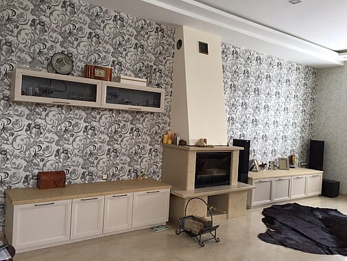 Портал для электрического камина из натурального камня в Минске от производителя. 3