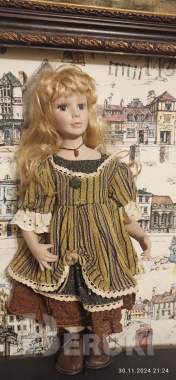 Кукла фарфоровая для интерьера 4