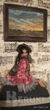 Кукла фарфоровая для интерьера 5