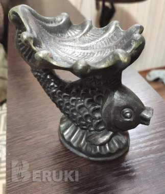 Фигурная чугунная пепельница, СССР