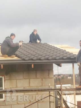 Утепление кровли минватой, пароизоляция и обшивка 8