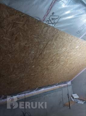 Утепление кровли минватой, пароизоляция и обшивка 20