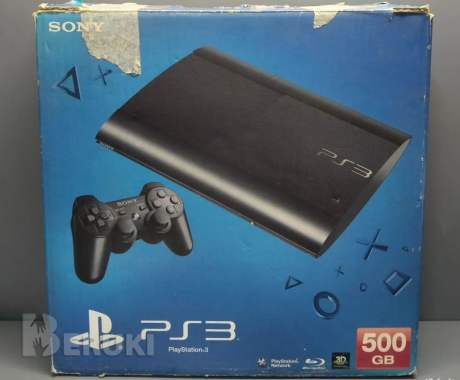 PS 3 slim плэй стэйшн 3 прошита 500 гб геймпад игр 1