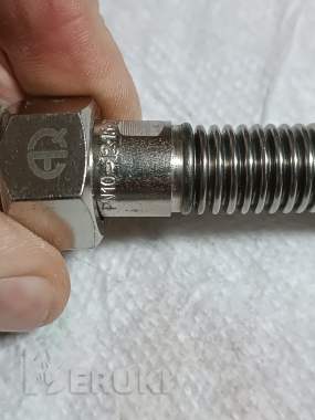 Шланг жёсткая подводка для газа 2 м сертификат клм 1