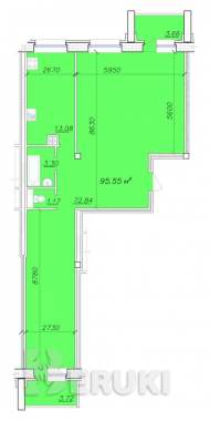 3-комнатная квартира в новом доме 0
