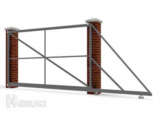 Откатные ворота на заказ 4