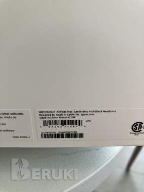 AirPods Max Space Gray with Black оригинал 3