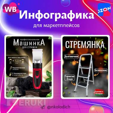 Инфографика карточки товара для маркетплейсов 4