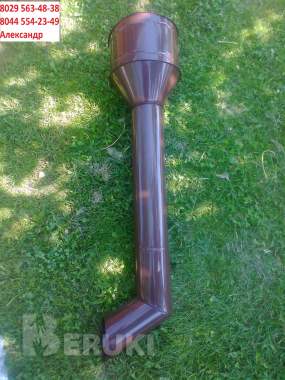 Водосток из металла необходим для отвода талых вод 4