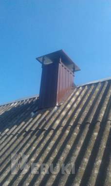 Обшив труб оцинковкой и цветным металлом 1