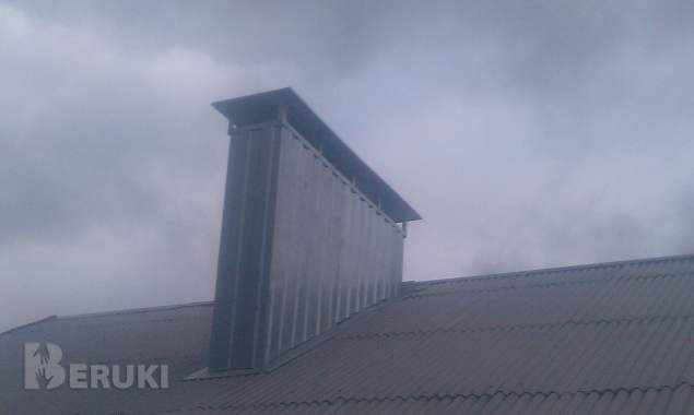 Обшив труб оцинковкой и цветным металлом 5