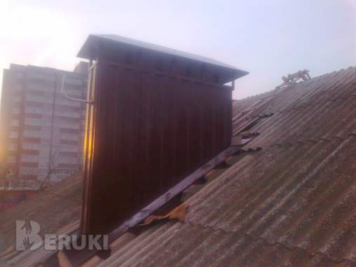 Обшив труб оцинковкой и цветным металлом 7