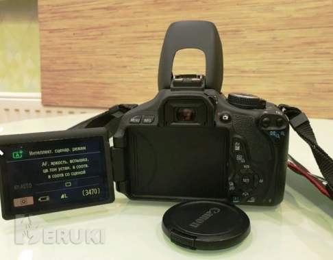 Зеркальный фотоаппарат canon eos 600d kit 18-55 mm 2