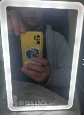 Зеркало с подсветкой для макияжа настольное с заря 0