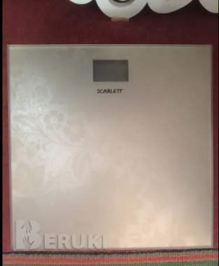 Весы напольные scarlett sc-217 0