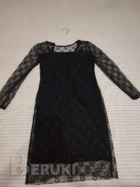 Платье с блёстками,длинные рукава