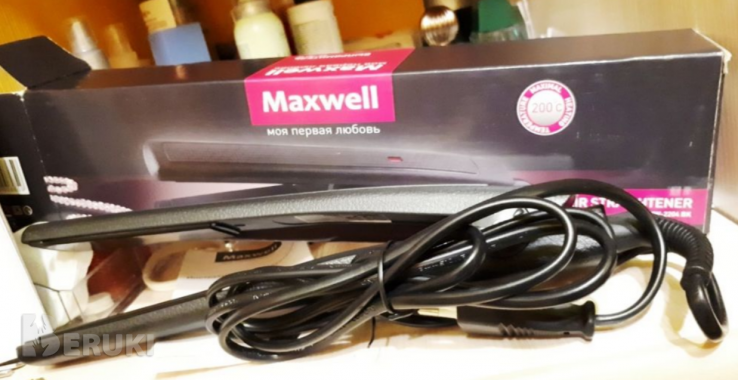 Стайлер maxwell mw-2204 bk утюжок выпрямитель 0