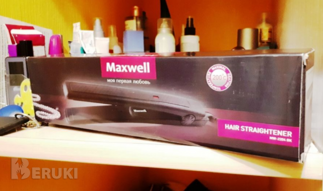 Стайлер maxwell mw-2204 bk утюжок выпрямитель 1
