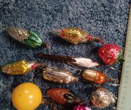 Новогодние игрушки советских времён 60-х годов скл