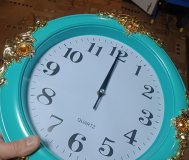 Часы настенные большие круглые диаметр 38 см