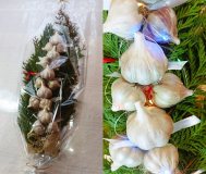 Новогодний Рождественский подарок сувенир Чеснок
