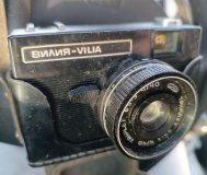 Старый ретро фотоаппарат Вилия - Vilia 69-3 4/40 T