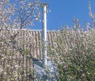 Обшив труб оцинковкой и цветным металлом