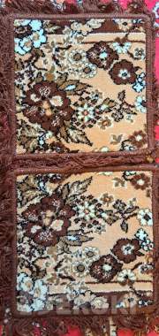 Комплект на стулья коричневый-4шт, новый, ковровый 1