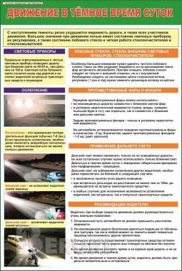 Дорожные знаки и дорожная разметка. Плакаты для автошколы и колледжа 8