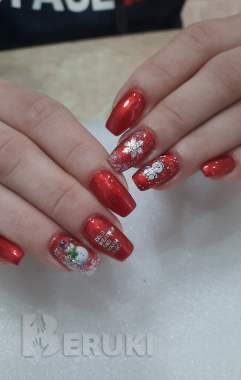 Наращивание, коррекция, маникюр, педикюр, окраска и коррекция бровей 8