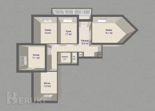 Продается 4-комнатная квартира 13