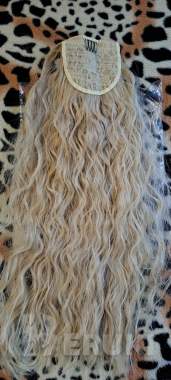 Шиньон-хвост русый, длина 60см, новый 1