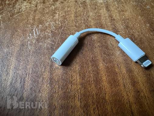 Адаптер переходник apple 3. 5 мм lightning оригинал 1