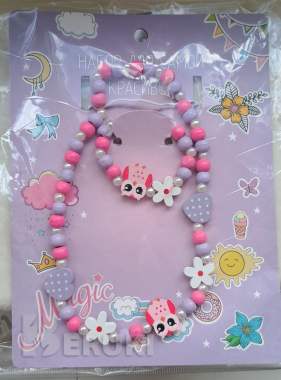 Комплект дет. Бижутерии совушка, новый 2