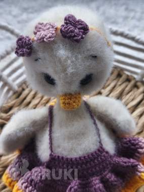 Мягкая игрушка гусёнок 1