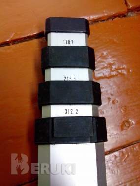 Телескопическая нивелирная рейка 4