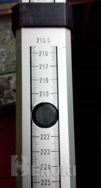 Телескопическая нивелирная рейка 6