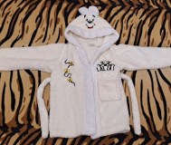 Халат белый махровый на 2г (р. 86-92), б. У в хорошем состоянии