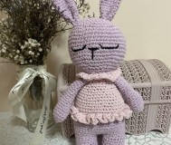 Зайка вязаный