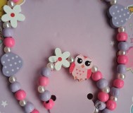 Комплект дет. Бижутерии совушка, новый